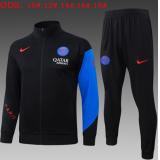 Chándal PSG 2025/26 (Black II Long Zipper) - NIÑOS